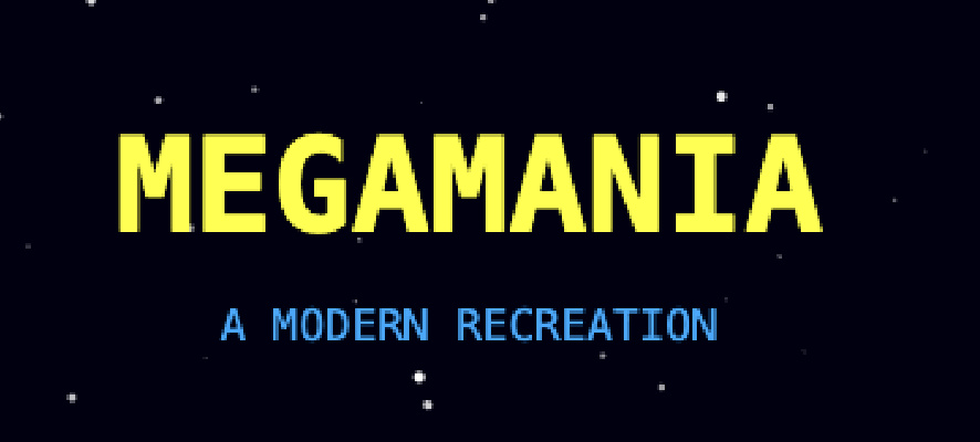 Megamania title screen